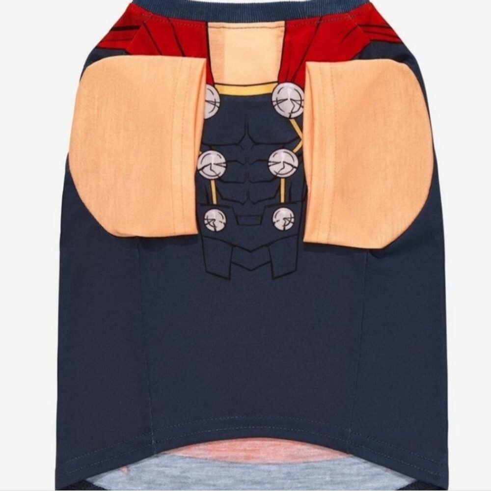Marvel Thor Love and Thunder Pet Shirt Costume Dog or Cat Cosplay Small New OOS